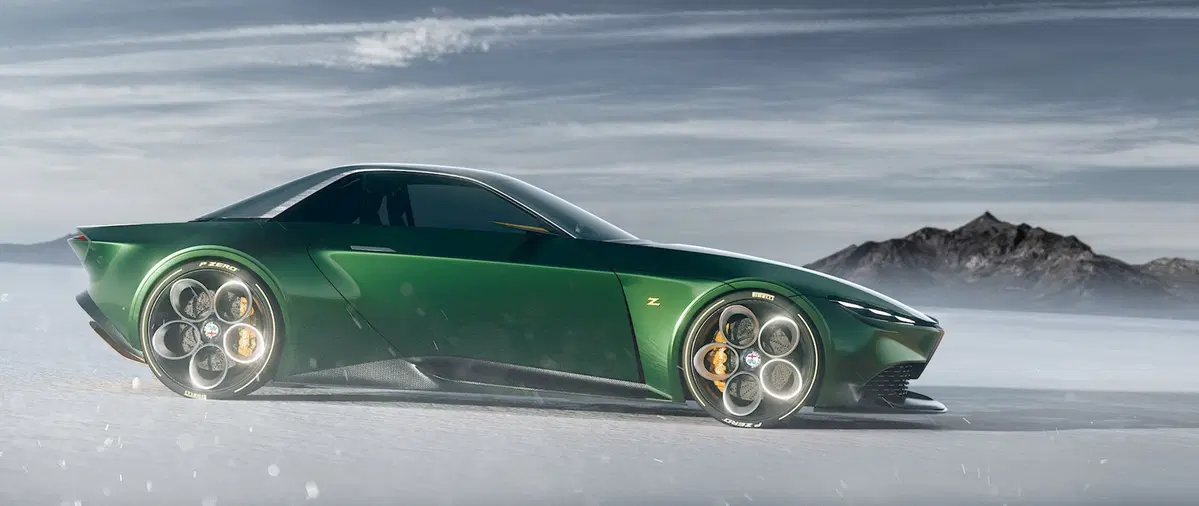 Alfa Romeo Junior Zagato, il rendering di una suggestiva coupé (2)