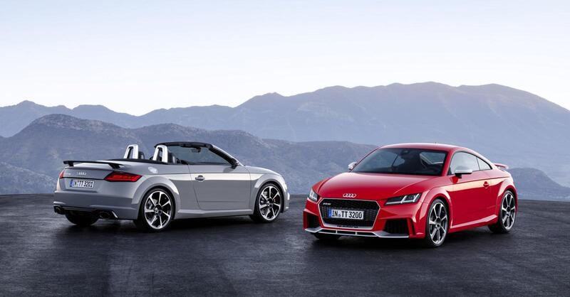 Nuova Audi TT RS: ora ha 400 CV