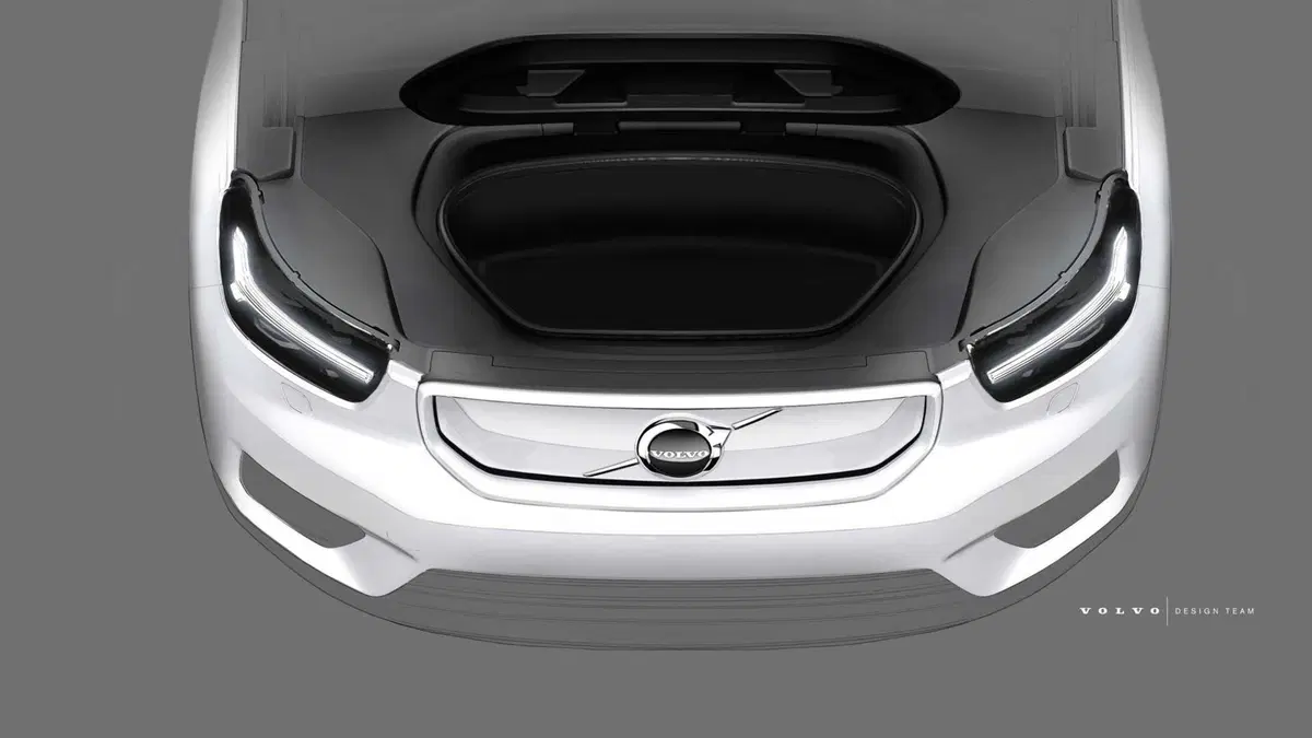 Volvo XC40 elettrica, un nuovo teaser (2)