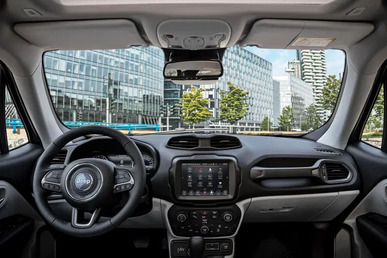 Gli interni della Jeep Renegade MY2020