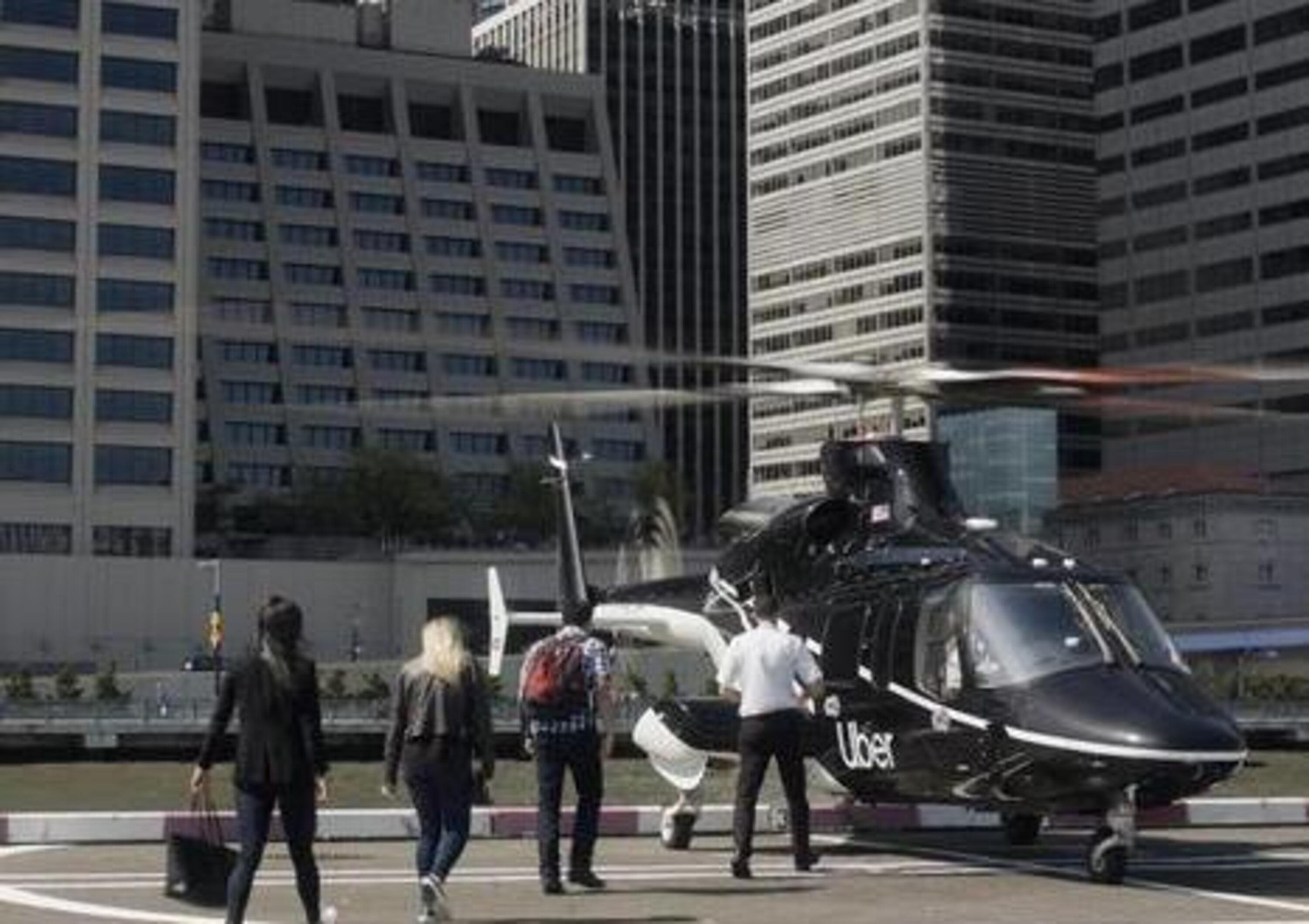 Uber, a New York arriva il taxi-elicottero
