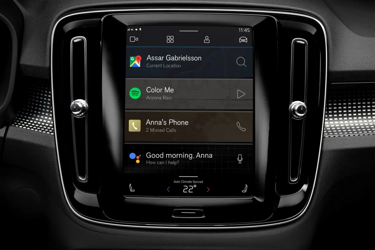 Volvo XC40 elettrica: avrà il nuovo infotainment by Android
