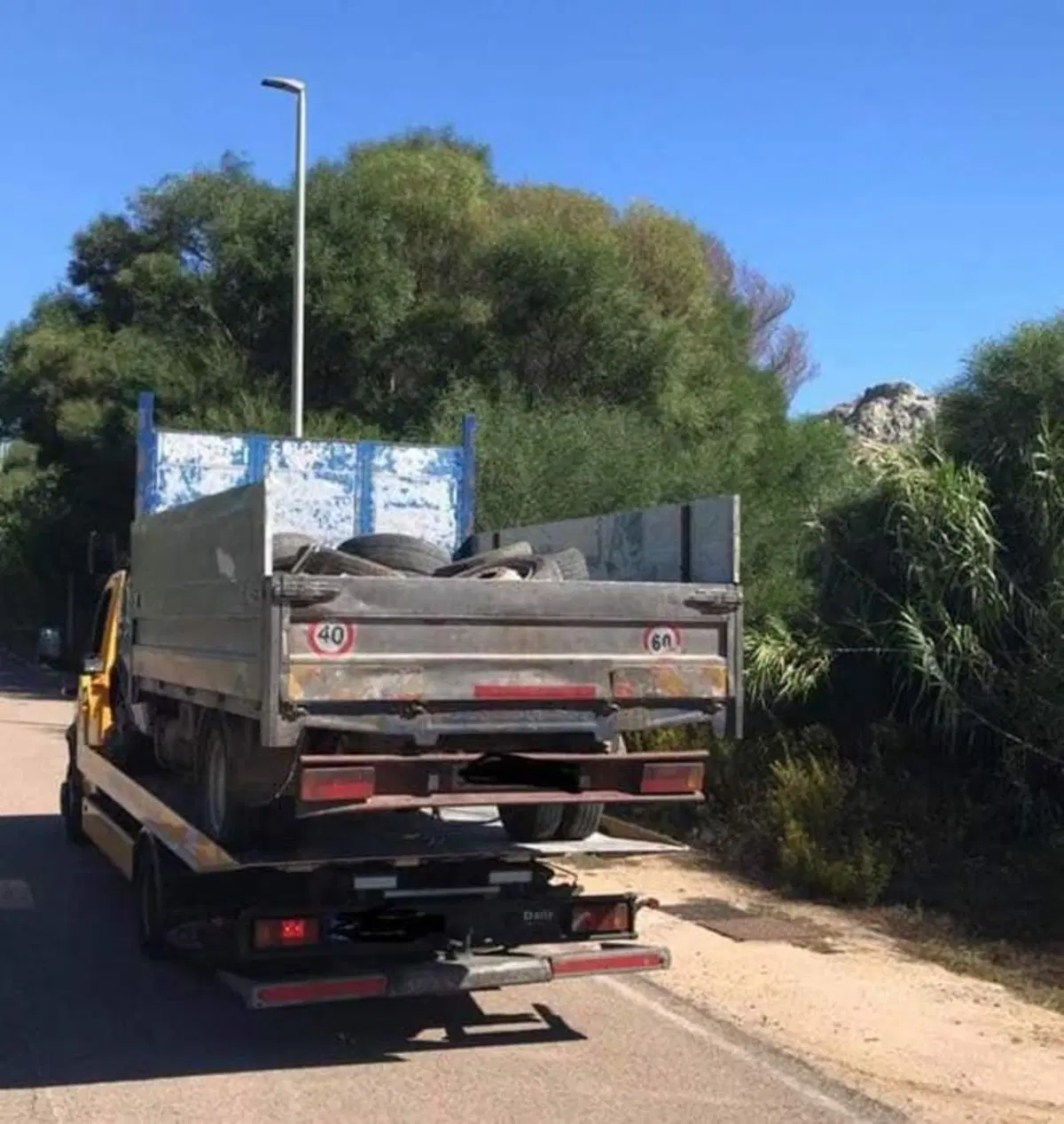 Olbia: sequestro del veicolo per chi trasporta illegalmente rifiuti