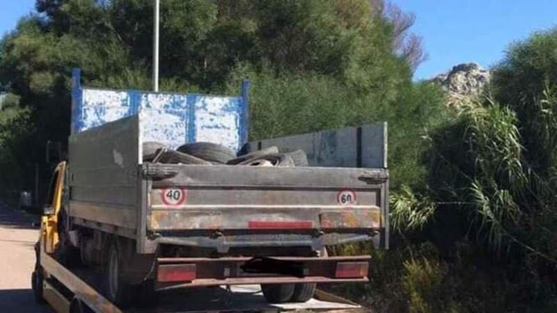 Olbia: sequestro del veicolo per chi trasporta illegalmente rifiuti