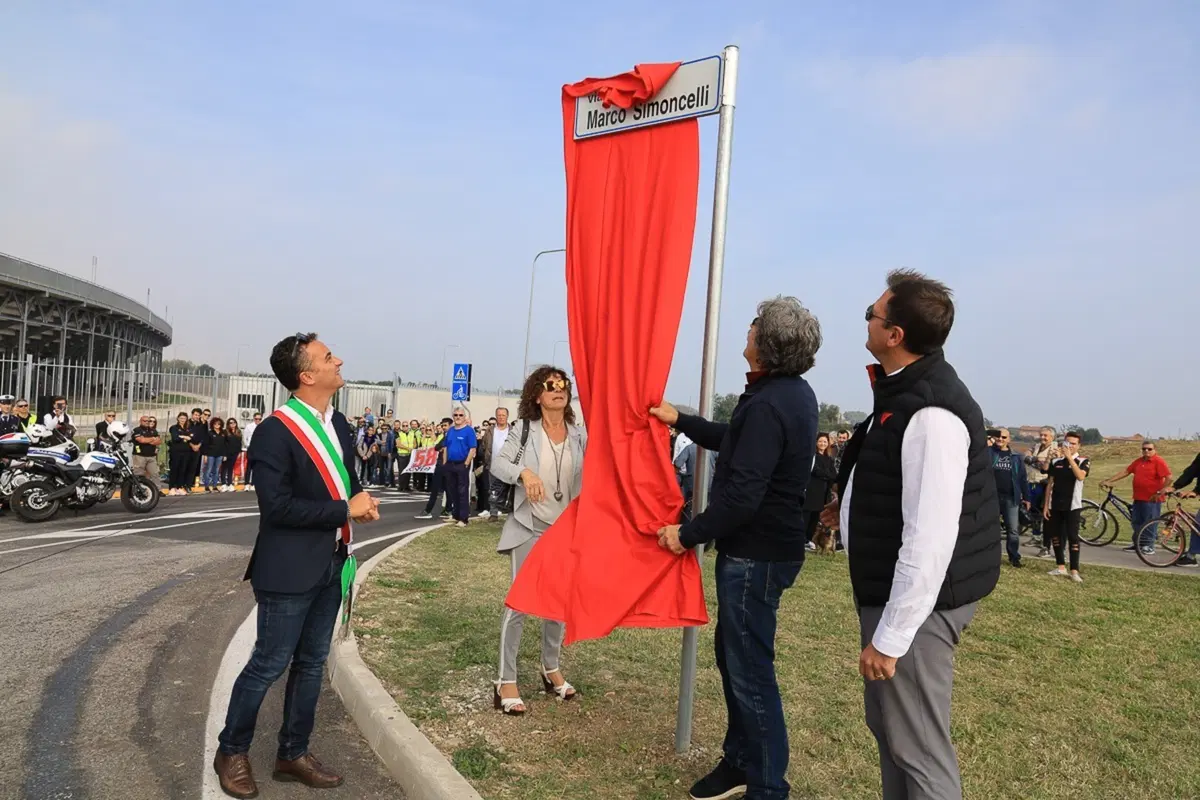 Inagurata a Misano Via Marco Simoncelli (2)