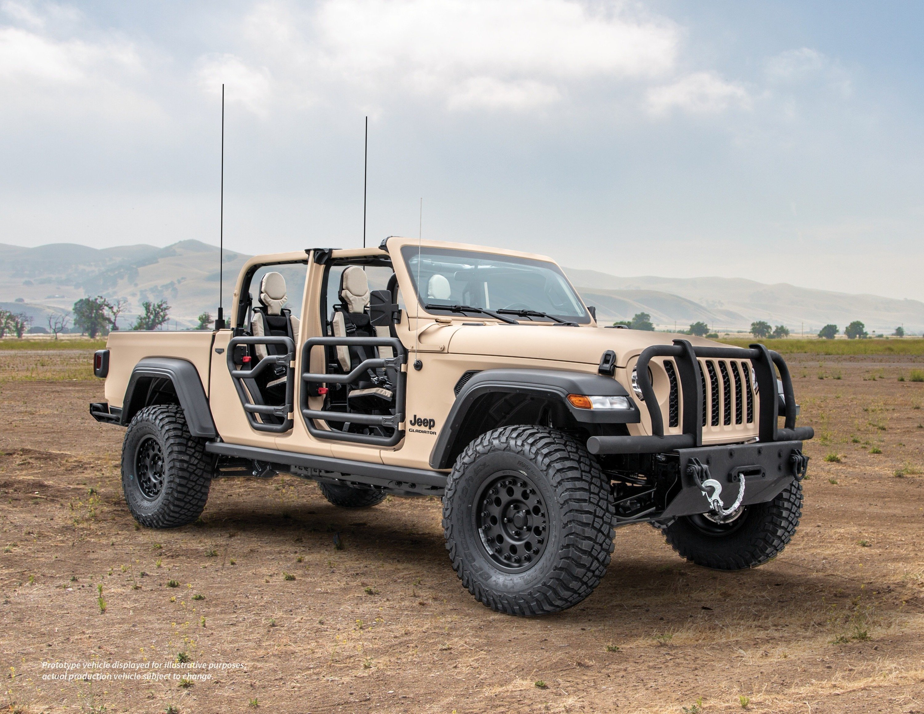 Jeep Gladiator XMT, la Gladiator per l&rsquo;esercito USA