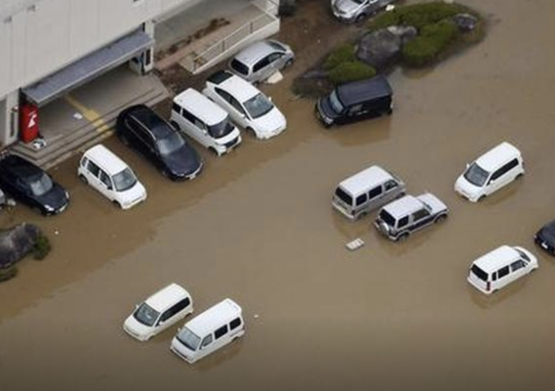 Giappone: il tifone Hagibis sta mettendo in ginocchio anche l&#039;industria dell&#039;auto