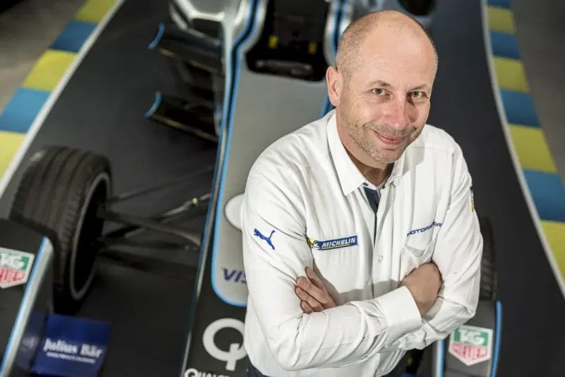 Serge Grisin &egrave; il responsabile gomme per la Formula E di Michelin