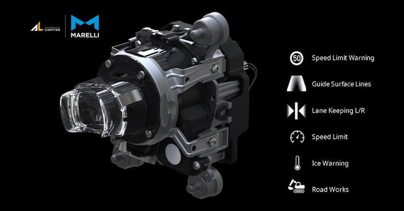 Modulo illuminazione auto Marelli h-Digi lighting: i fari del futuro &quot;parlano&quot;