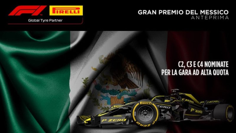 F1, GP Messico 2019: le gomme Pirelli a Citt&agrave; del Messico 