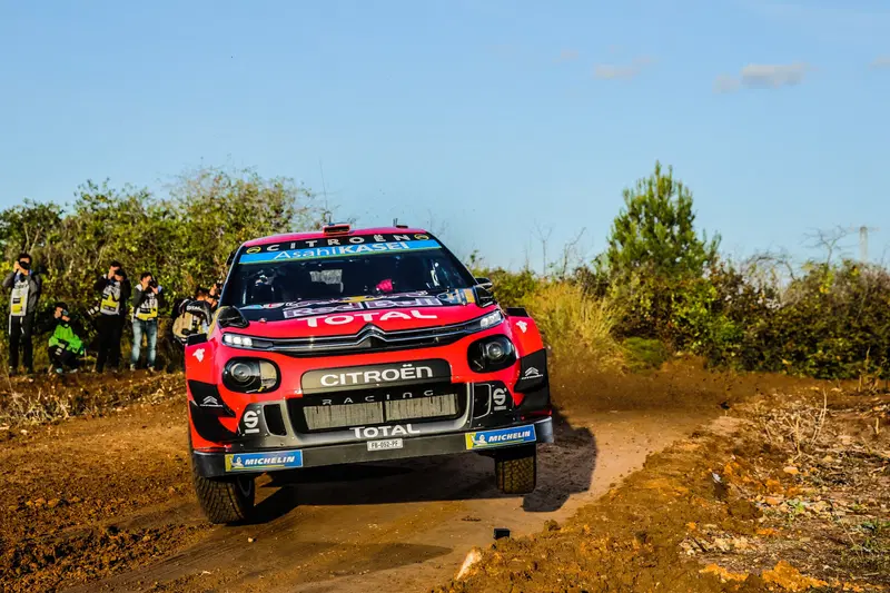 WRC 2019. Spagna Catalunya. Appena partiti. Messaggio Meeke (Toyota)
