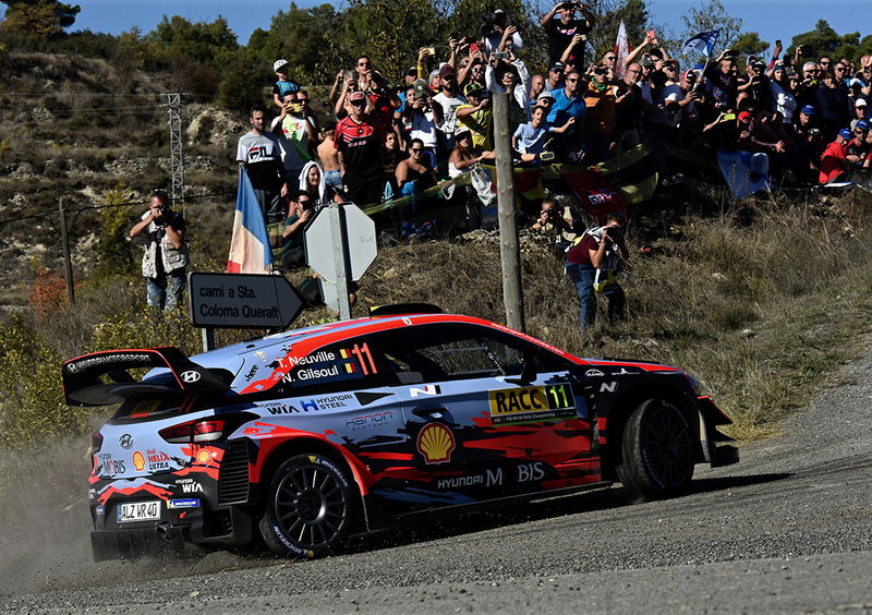 WRC 2019. Spagna Catalunya. Neuville in testa. Tanak a un passo...