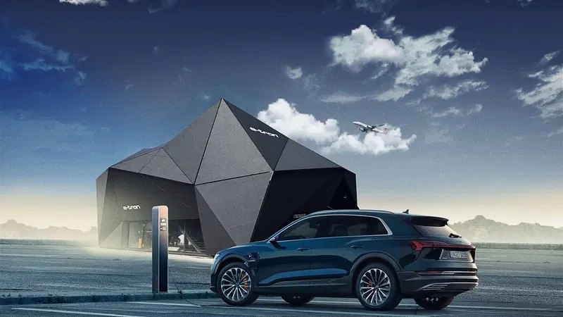 Audi: ricarica (e parcheggio) gratis all'aeroporto di Monaco