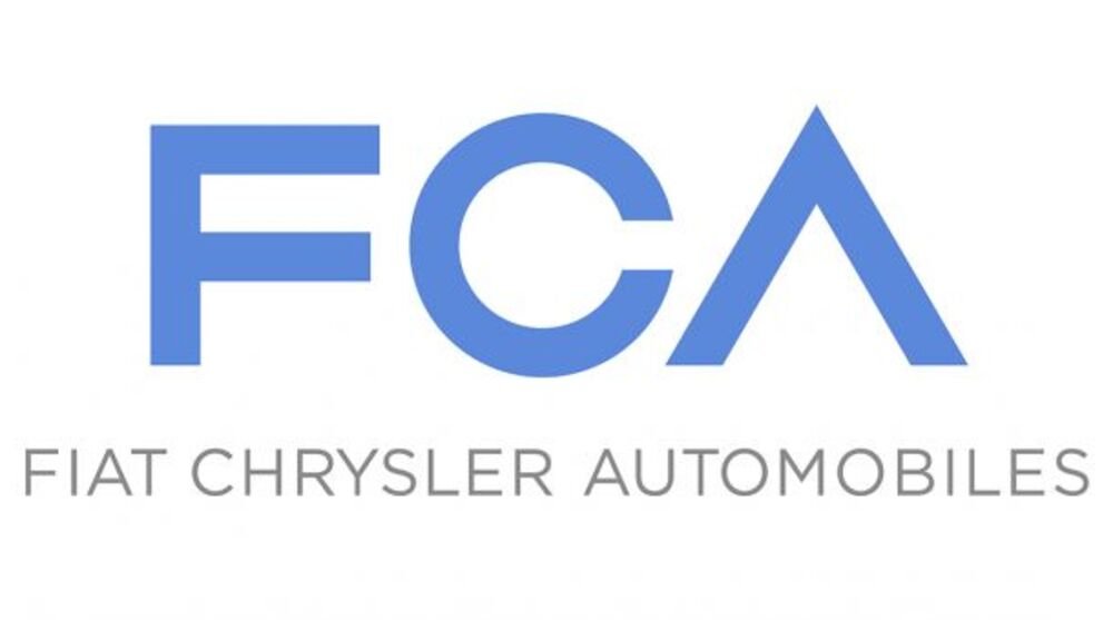 Il logo FCA, pronto a cambiare presto unendosi con il gruppo francese PSA