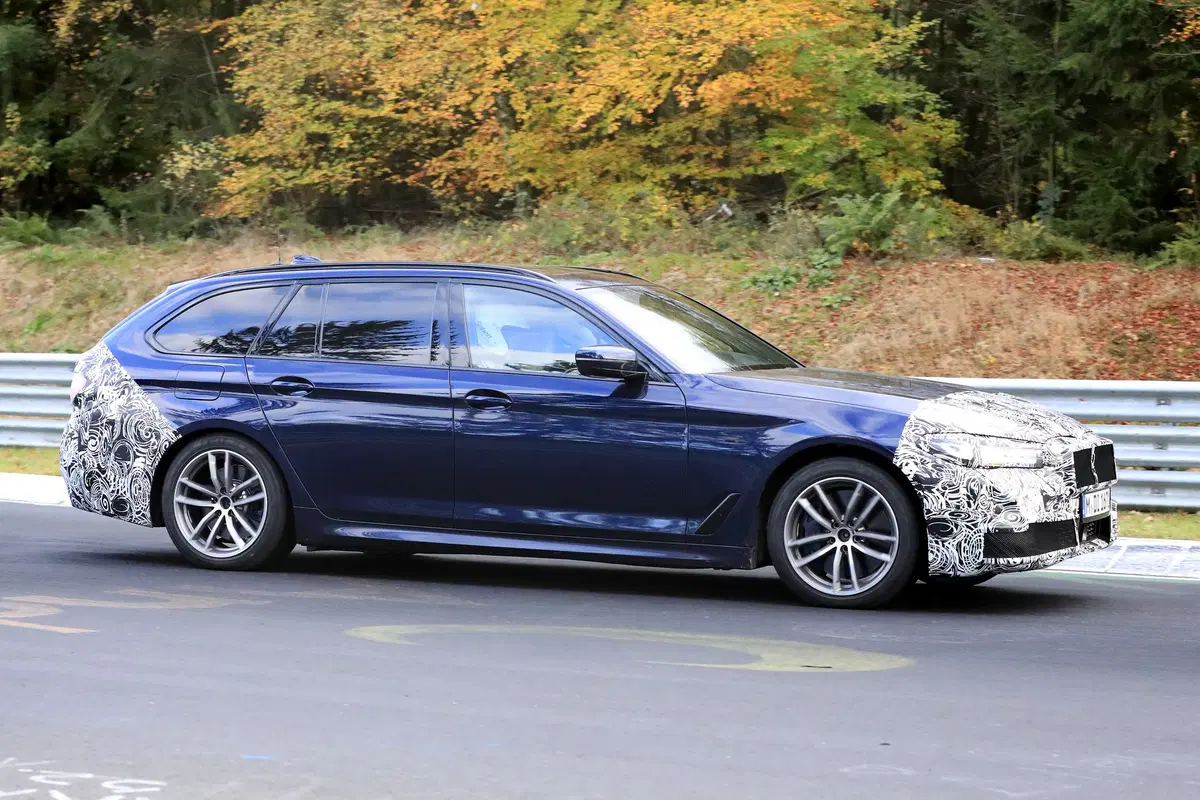 BMW Serie 5 restyling, le foto spia (5)