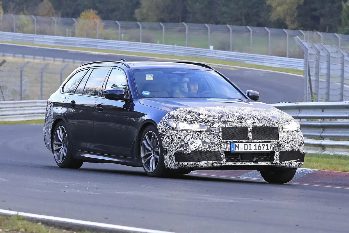 BMW Serie 5 restyling, le foto spia (8)