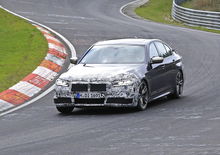 BMW Serie 5 restyling, le foto spia