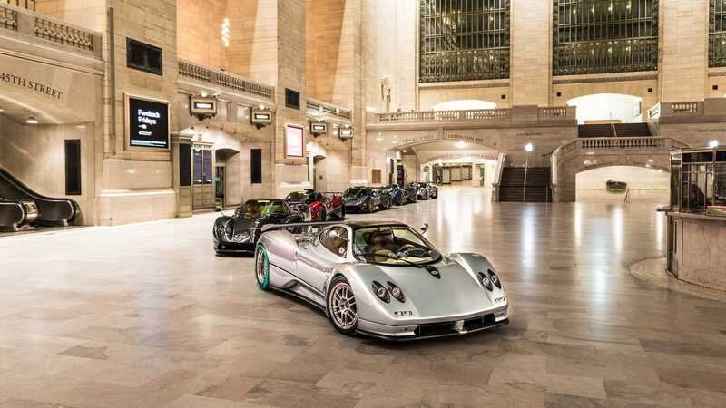 Pagani, sei vetture in mostra alla Grand Central Station di New York