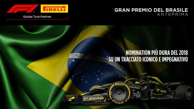 F1, GP Brasile 2019: le gomme Pirelli ad Interlagos