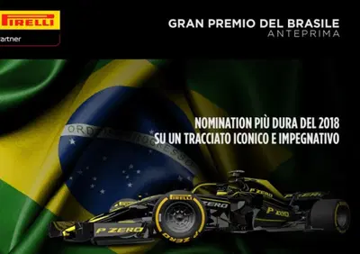 F1, GP Brasile 2019: le gomme Pirelli ad Interlagos