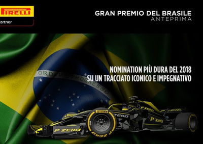 F1, GP Brasile 2019: le gomme Pirelli ad Interlagos