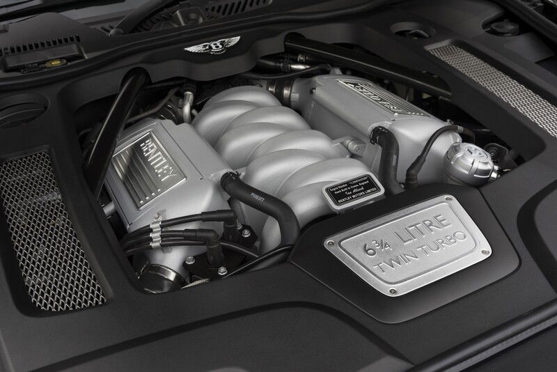 Il moderno V8 bi-turbo della Bentley Mulsanne Speed