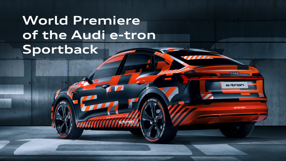 Audi e-tron Sportback: presto in veste ufficiale