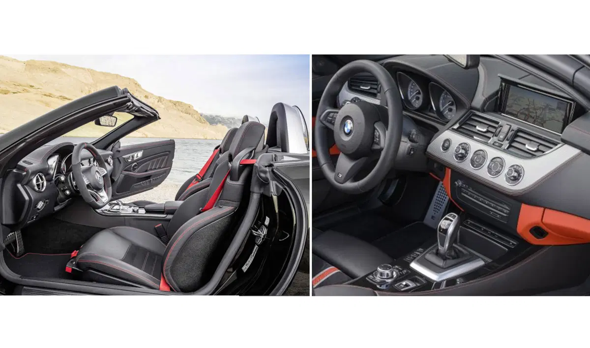 Quale comprare, Confronto: Mercedes SLC 200 Sport Vs BMW Z4 sDrive 20i (2)