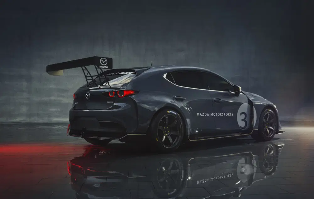 Una vettura Mazda da gara, per le formule americane 2020. Per ora da noi non ci sono programmi ma il potenziale della Casa in passato si &egrave; espresso anche nell'Endurance iridato