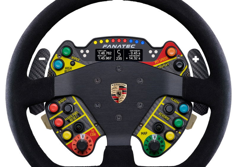 Fanatec Porsche GT3 R, il nuovo volante dedicato al simracing