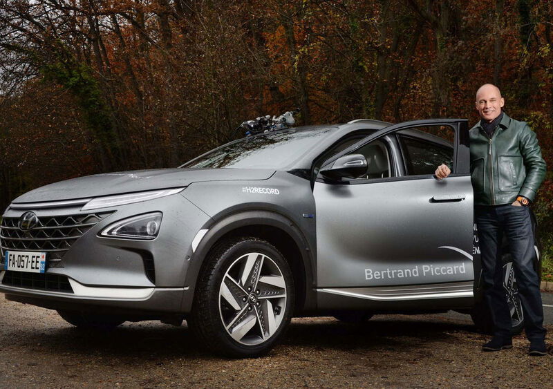 Hyundai Nexo, record mondiale di percorrenza con un pieno 