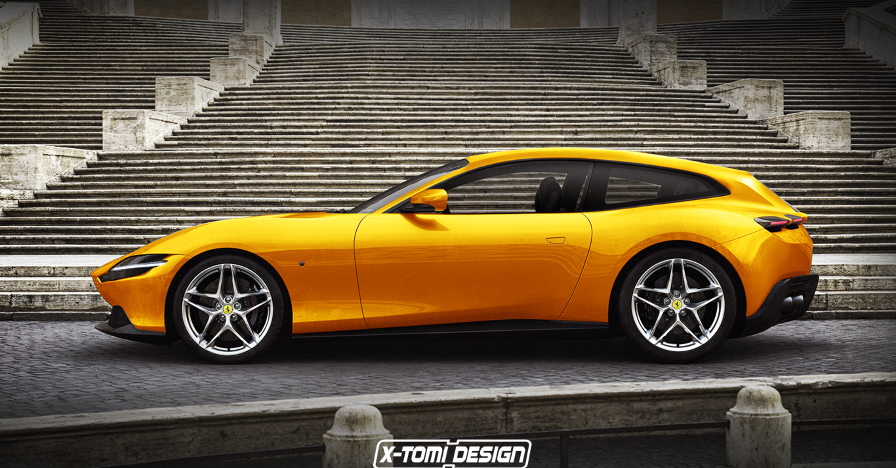 Ferrari Roma: versioni GTS cabrio e Shooting Brake [foto]