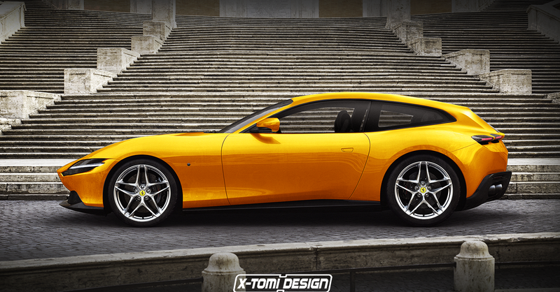 Ferrari Roma: versioni GTS cabrio e Shooting Brake [foto]