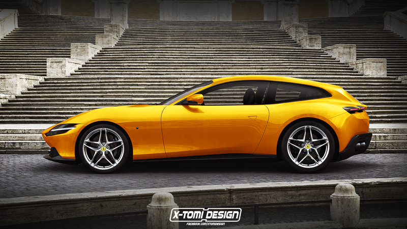Ferrari Roma: versioni GTS cabrio e Shooting Brake [foto]