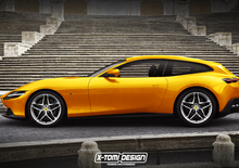 Ferrari Roma: versioni GTS cabrio e Shooting Brake [foto]