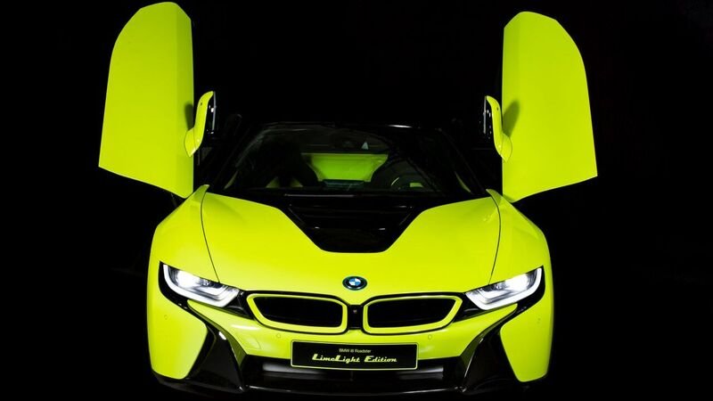 Da Alcantara e BMW la BMW i8 Roadster LimeLight Edition