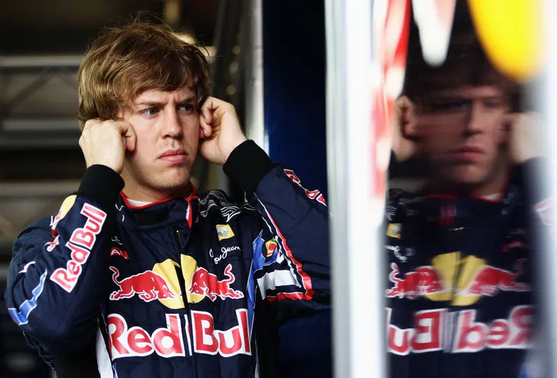 Sebastian Vettel nel 2010, l'anno del suo primo titolo mondiale