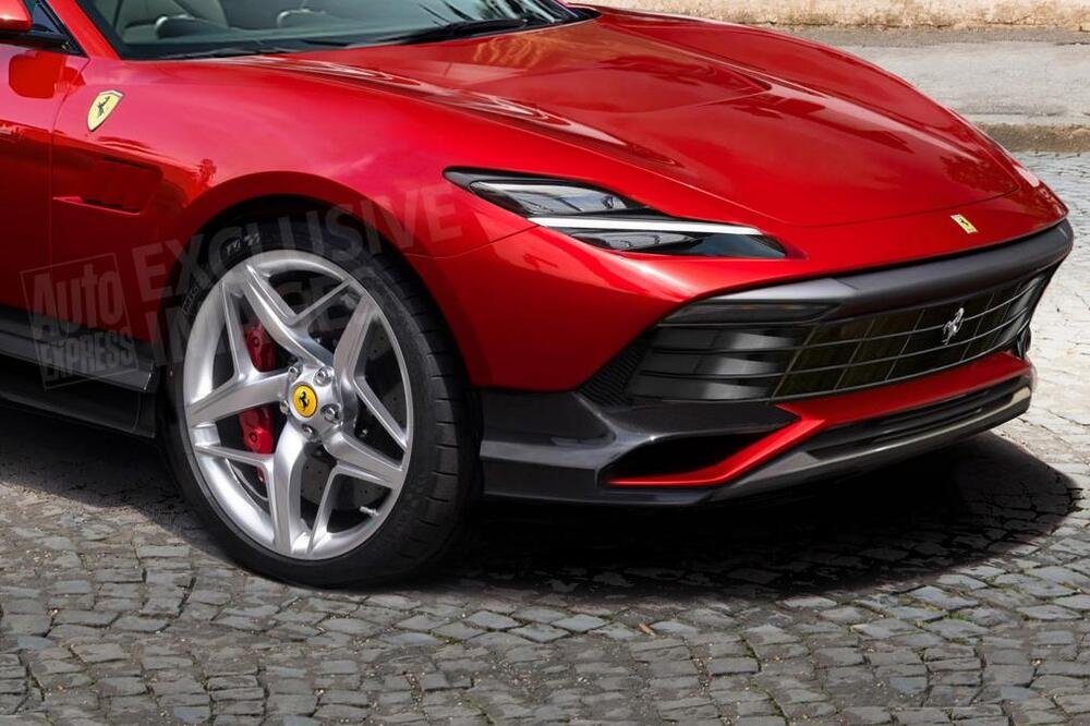 Il musetto della Ferrari Purosangue