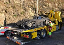 Coinvolta in un incidente una rarissima Mazzanti Evantra [FOTO]