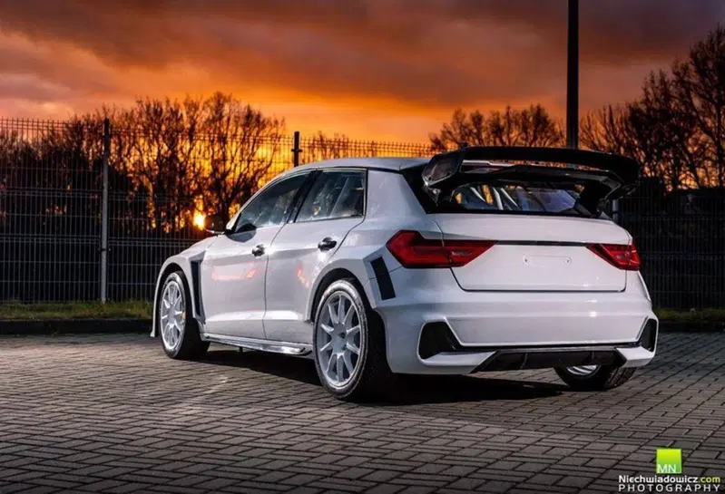 L'Audi A1 in versione da rally