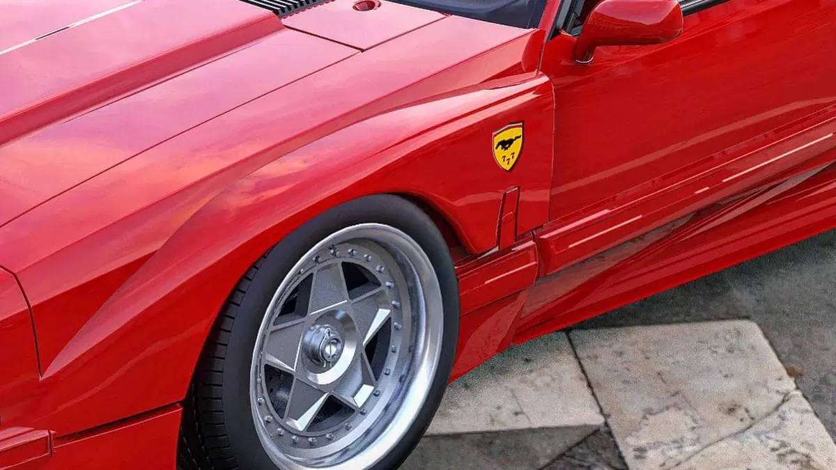 Mustang-Ferrari: l'auto Frankenstein che non ci si aspetta (5)