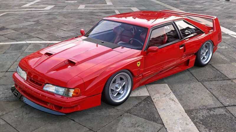 Mustang-Ferrari: l&#039;auto Frankenstein che non ci si aspetta