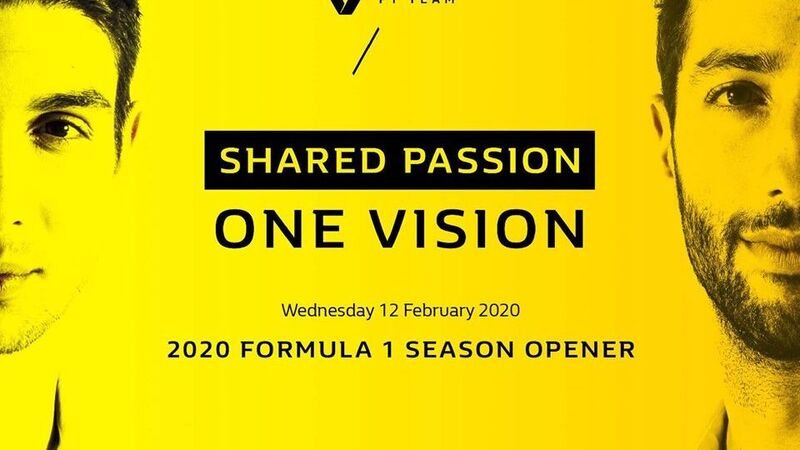 Formula 1: Renault, presentazione il 12 febbraio per la monoposto 2020