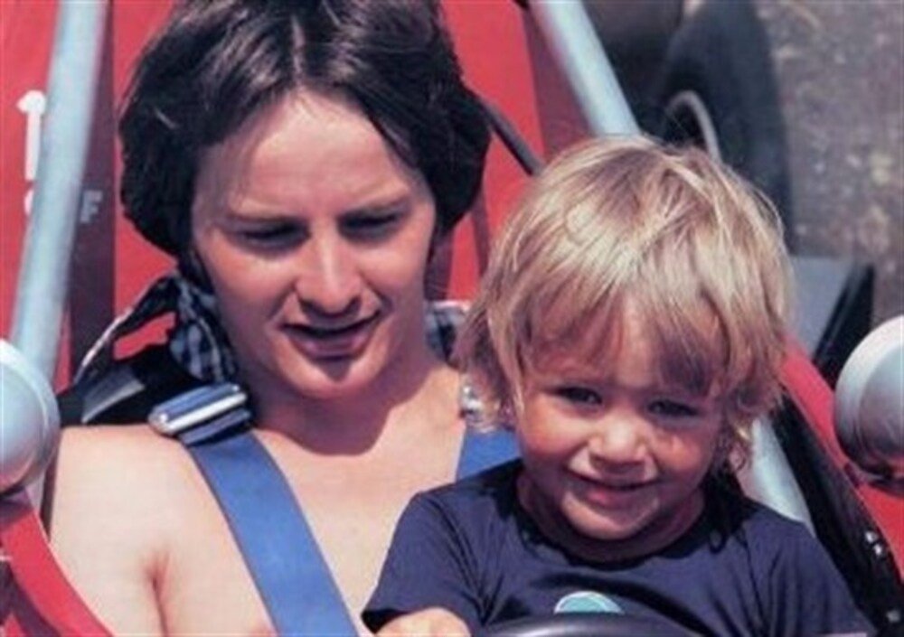 Gilles Villeneuve con il figlio Jacques, campione del mondo F1 nel 1997