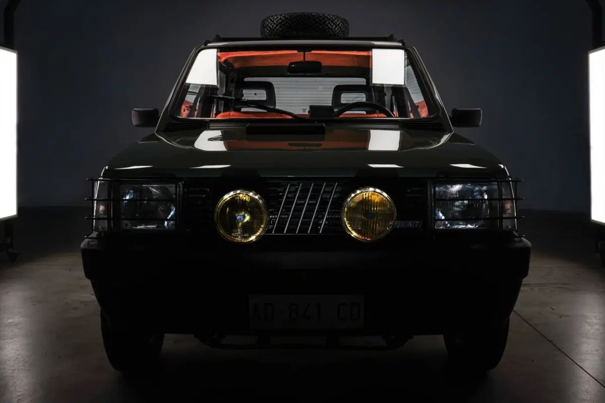 Pandina Jones, la Panda 4x4 “classica” ed elettrica di Garage Italia  (13)