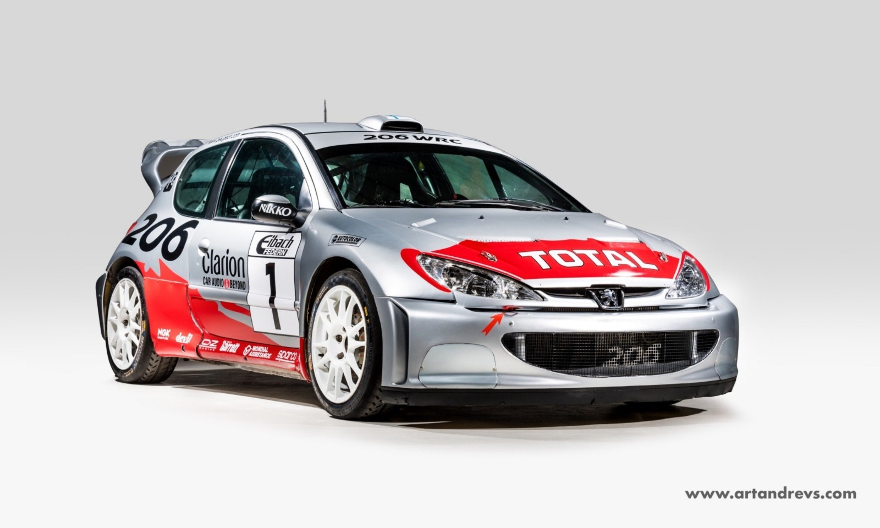 Peugeot 206 WRC, in vendita una ex Gronholm