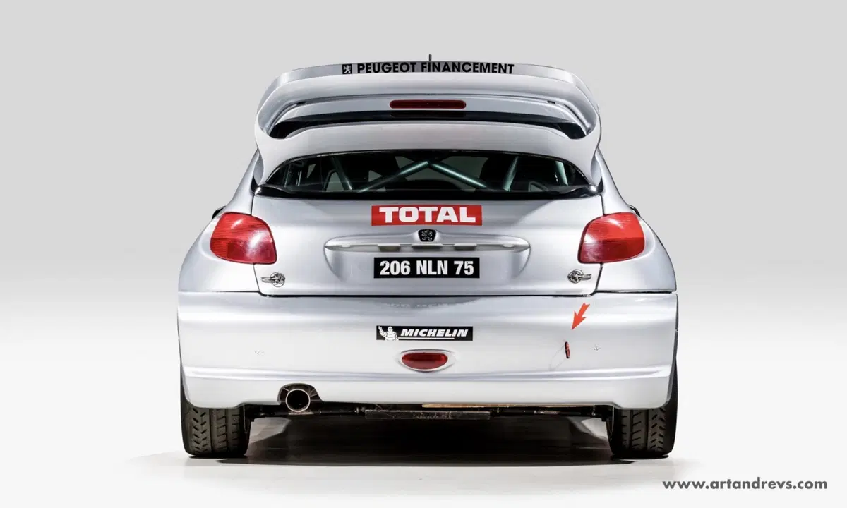 Peugeot 206 WRC, in vendita una ex Gronholm (2)