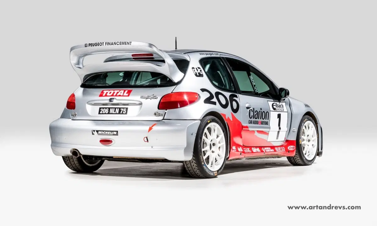 Peugeot 206 WRC, in vendita una ex Gronholm (5)