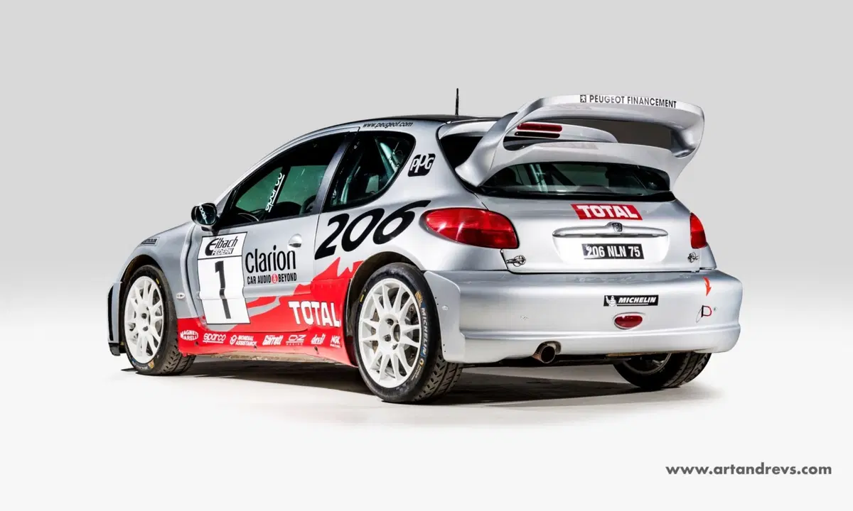 Peugeot 206 WRC, in vendita una ex Gronholm (7)