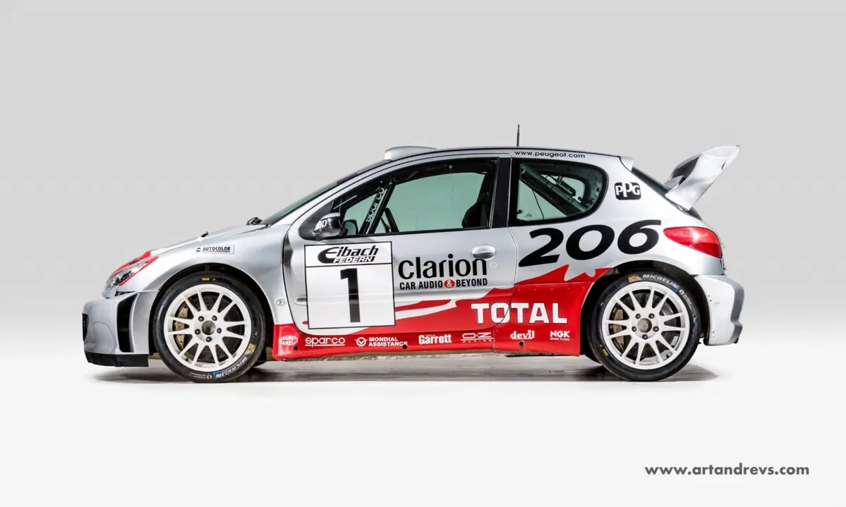 Peugeot 206 WRC, in vendita una ex Gronholm (8)